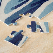 De Grote Golf van Kanagawa Hokusai Legpuzzel (Zijkant)