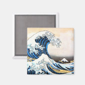 De Grote Golf van Kanagawa, Hokusai Magneet (Voorkant / Achterkant)