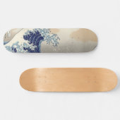 De Grote Golf van Kanagawa Hokusai Persoonlijk Skateboard (Horizontaal)
