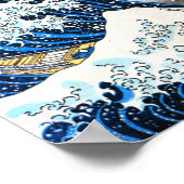 De Grote Golf van Kanagawa, Hokusai Poster (Hoek)