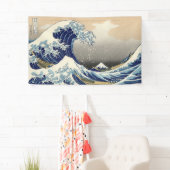 De Grote Golf van Kanagawa Hokusai Spandoek (Insitu)