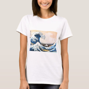 De Grote Golf van Kanagawa, Hokusai T-shirt