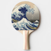 De Grote Golf van Kanagawa Hokusai Tafeltennisbatje (Voorkant)