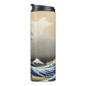 De Grote Golf van Kanagawa Hokusai Thermosbeker (Geroteerd rechts)