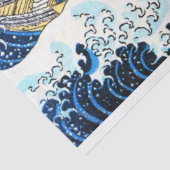 De Grote Golf van Kanagawa, Hokusai Tissuepapier (Detail)