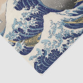 De Grote Golf van Kanagawa Hokusai Tissuepapier (Detail)