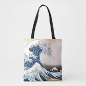 De Grote Golf van Kanagawa, Hokusai Tote Bag (Voorkant)