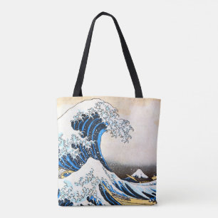 De Grote Golf van Kanagawa, Hokusai Tote Bag