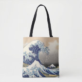 De Grote Golf van Kanagawa Hokusai Tote Bag (Voorkant)