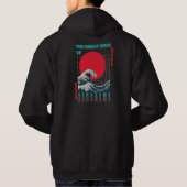 DE GROTE GOLF VAN KANAGAWA HOODIE (Achterkant)