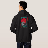 DE GROTE GOLF VAN KANAGAWA HOODIE (Achterkant volledig)