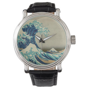 De Grote Golf van Kanagawa Horloge