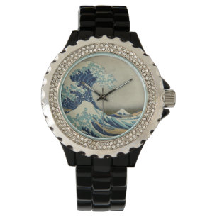 De Grote Golf van Kanagawa Horloge