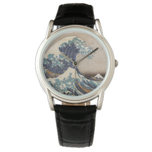 De Grote Golf van Kanagawa Horloge