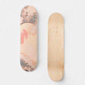 De grote golf van kanagawa in zonsopgang persoonlijk skateboard (Voorkant)