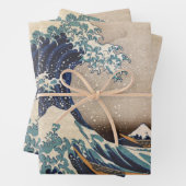 De Grote Golf van Kanagawa Inpakpapier Vel (In situ)