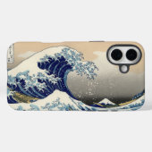 De Grote Golf van Kanagawa iPhone 16 Hoesje (Achterkant (horizontaal))
