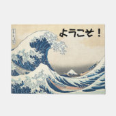 De Grote Golf van Kanagawa Japans Welkom Deurmat (Voorkant)