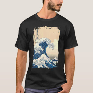 De Grote Golf van Kanagawa Japanse esthetische klo T-shirt