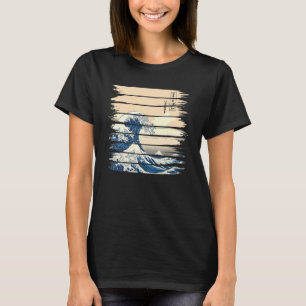 De Grote Golf van Kanagawa Japanse esthetische klo T-shirt