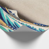 De Grote Golf van Kanagawa  Japanse kunst Cadeaupapier (Hoek)