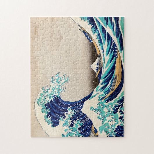 De Grote Golf van Kanagawa  Japanse kunst Legpuzzel (Verticaal)