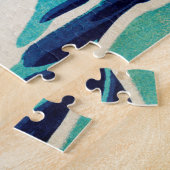 De Grote Golf van Kanagawa  Japanse kunst Legpuzzel (Zijkant)