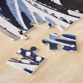 De grote golf van Kanagawa  Japanse kunst Legpuzzel (Zijkant)