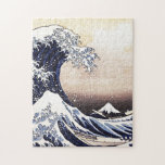 De grote golf van Kanagawa Japanse kunst Legpuzzel<br><div class="desc">Katsushika Hokusai The Great Wave Off Kanagawa (1830) The Great Wave off Kanagawa, ook bekend als The Great Wave of Just The Wave, is een ukiyo-e-gedrukte versie van de Japanse kunstenaar Hokusai, die in de late Edo-periode werd gepubliceerd als de eerste afdruk in de reeks van Hokusai Thirty-1833 zes Uitzichten...</div>