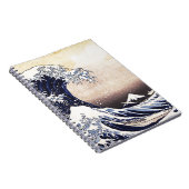 De grote golf van Kanagawa  Japanse kunst Notitieboek (Rechterzijde)