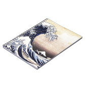 De grote golf van Kanagawa  Japanse kunst Notitieboek (Linkerzijde)