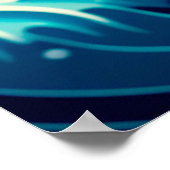 De Grote Golf van Kanagawa  Japanse kunst Poster (Hoek)