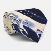 De grote golf van Kanagawa  Japanse kunst Stropdas (Opgerold)