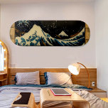 De Grote Golf van Kanagawa  Japanse Kunstenaar Persoonlijk Skateboard<br><div class="desc">Een uniek deck voor een gepassioneerde boarder die van zee houdt. The Great Wave is een schilderij van de Japanse kunstenaar Hokusai. De kleuren en het contrast tonen de kunst en cultuur van Japan. De illustratie heeft de grimmige kenmerken van schilderen en een contrasterende rand om de vaardigheden van deze...</div>