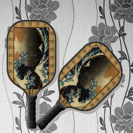 De Grote Golf van Kanagawa  Japanse Kunstenaar Pickleball Paddle