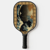 De Grote Golf van Kanagawa Japanse Kunstenaar Pickleball Paddle (Achterkant)