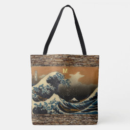 De Grote Golf van Kanagawa  Japanse Kunstenaar Tote Bag