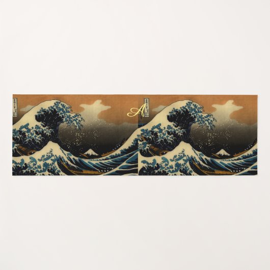 De Grote Golf van Kanagawa  Japanse Kunstenaar Yogamat (Voorkant (horizontaal))