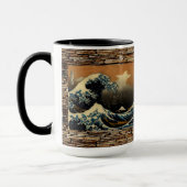 De Grote Golf van Kanagawa  Japanse Oceaan Mok (Links)