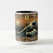 De Grote Golf van Kanagawa  Japanse Oceaan Mok (Midden)