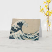 De grote Golf van Kanagawa Kaart (Gele Bloem)