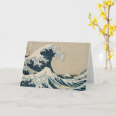 De Grote Golf van Kanagawa Kaart (Gele Bloem)