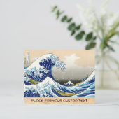 De grote golf van Kanagawa Katsushika Hokusai Briefkaart (Staand voorkant)