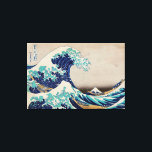 De Grote Golf van Kanagawa Katsushika Hokusai Canvas Afdruk<br><div class="desc">De Grote Golf van Kanagawa Katsushika Hokusai Canvas Print</div>