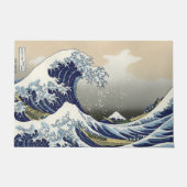 De Grote Golf van Kanagawa Katsushika Hokusai Deurmat (Voorkant)