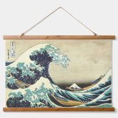 De Grote Golf van Kanagawa Katsushika Hokusai Hangend Wandkleed (Voorkant)