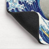 De grote golf van Kanagawa Katsushika Hokusai Muismat (Hoek)