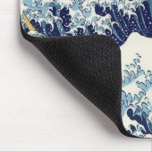 De Grote Golf van Kanagawa - Katsushika Hokusai Muismat (Hoek)