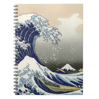 De Grote Golf van Kanagawa Katsushika Hokusai Notitieboek