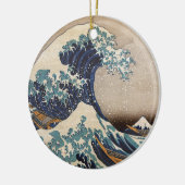 De Grote Golf van Kanagawa Keramisch Ornament (Links)